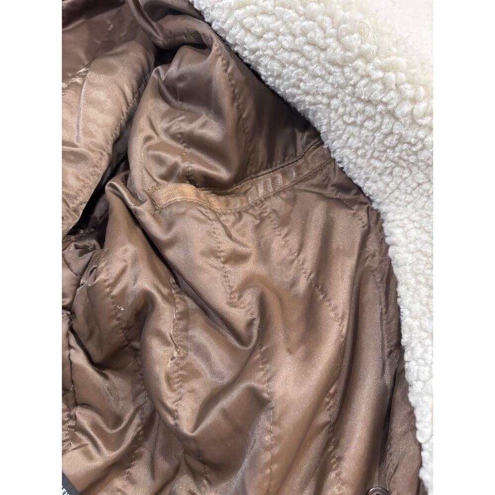 Cosi Puomo - Men's Vintage Leather Aviator Bomber Jacket Size M - Picture 12 of 15